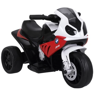 HOMCOM Moto Elettrica per Bambini Max. 20kg con Licenza BMW, Batteria 6V