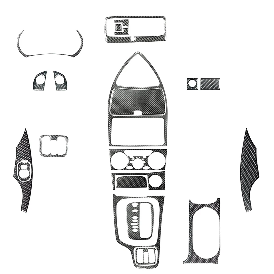 Kit de cubierta interior completo de fibra de carbono real de 21 piezas para Toyota Celica 2000-2005 Foto 1 de 4