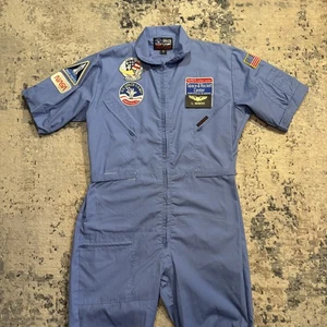 Vintage NASA US Space Camp Flight Suit 2XL Coveralls Patches Huntsville Alabama - Picture 1 of 18