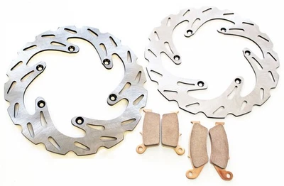 1999-2005 fits Suzuki RM125 - Front & Rear RipTide Brake Rotor Disc & Brake Pads - Image 1 of 4