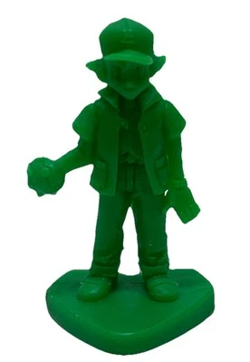 Настольная игра Pokemon Master Trainer 1999 Ash Ketchum зеленая фигурка запасная часть - Изображение 1 из 4