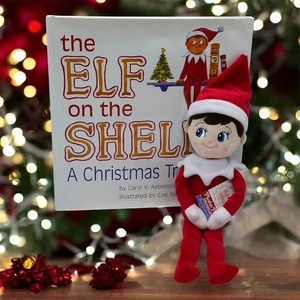 Elf On the Shelf A Christmas Tradition Book with Boy Elf Plushee Pals Snuggler - Picture 1 of 21