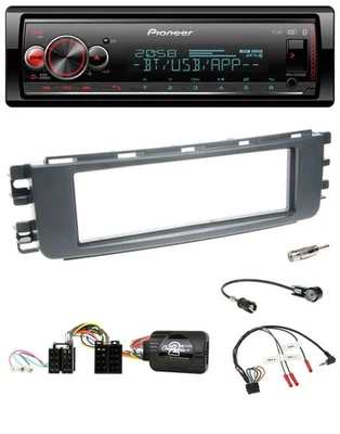 Pioneer Bluetooth USB Lenkrad DAB Autoradio für Smart ForFour 04-06 W454 Audio 2 - Bild 1 von 4