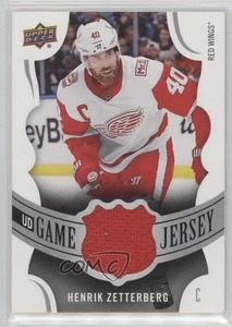 2018-19 Upper Deck UD Game Jersey Henrik Zetterberg #GJ-HZ - Picture 1 of 4