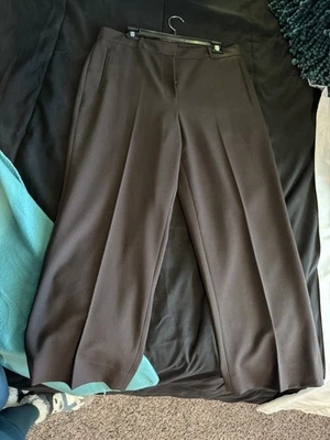 Pantalón Rebecca Taylor marrón de pierna ancha para mujer talla 12 Foto 1 de 4