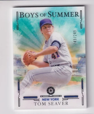 2025 Panini Boys of Summer #92 TOM SEAVER #249/249 New York Mets HOF LAST CARD - Image 1 of 2