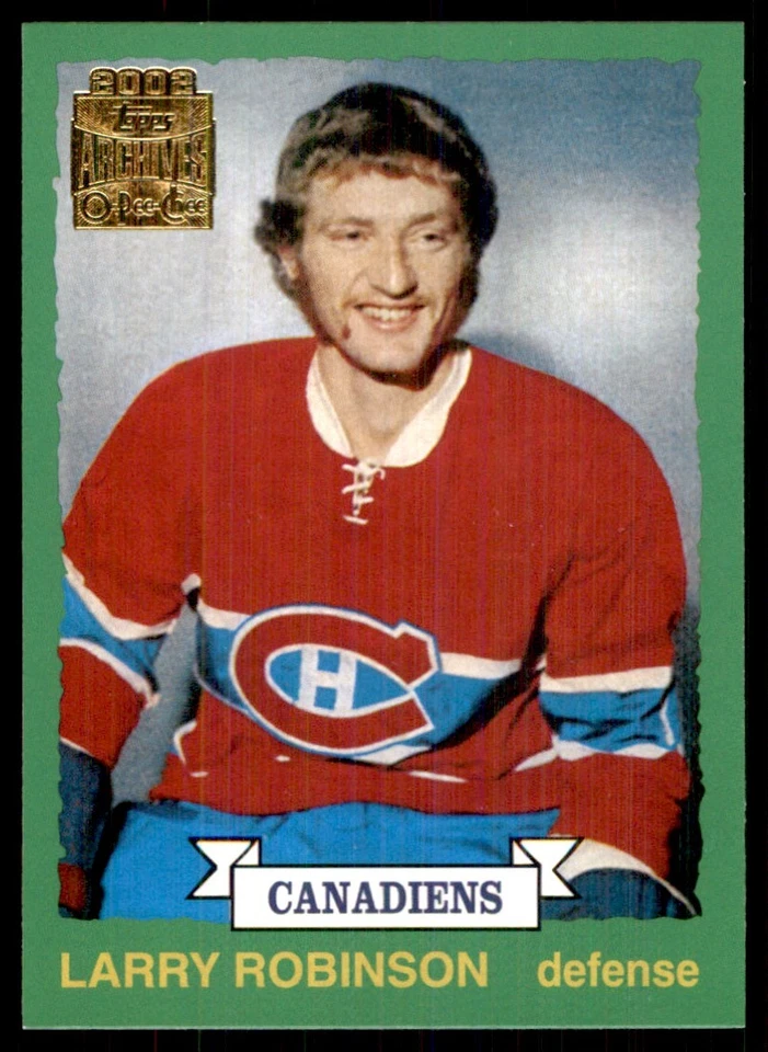 2001-02 Topps / O-Pee-Chee Archives Larry Robinson #5 - Image 1 of 2