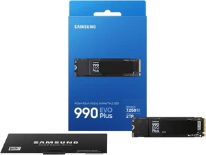 Samsung 990 EVO Plus SSD 2TB, PCIe Gen 4x4, Gen 5x2 M.2 2280 New!!! - Afbeelding 1 van 1