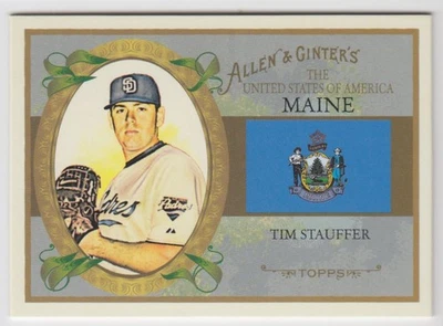 2008 Topps Allen & Ginter United States Tim Stauffer San Diego Padres #US19 - Image 1 of 2