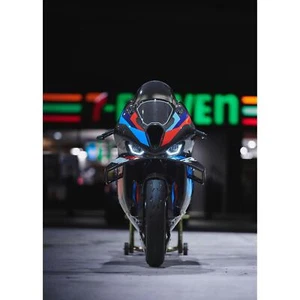 BMW Inspired M1000RR Motorcycle Art Print 013 Stunning Wall Decor for Enthusiast - Picture 1 of 12