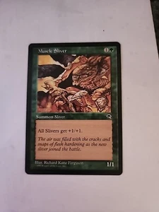 Magic the Gathering (mtg): TMP: Muscle Sliver LP m2 - Picture 1 of 1