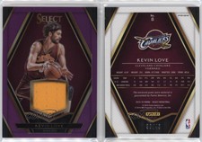 2015-16 Panini Select Swatches Purple Prizm /49 Kevin Love #8