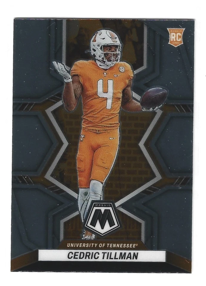 2023 Panini Mosaic Draft Picks Cedric Tillman Base # 22 - Image 1 of 1