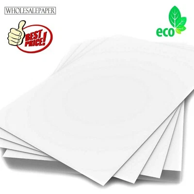 MONDI A2 A3 A4 Smooth White Card Stock Blanks Arts Crafts Paper Printer Sheets any gsm
