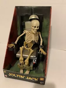 Gemmy Joltin Jack animiertes Skelett auf elektrischem Stuhl Halloween Dekor ISTZUSTAND - Bild 1 von 6