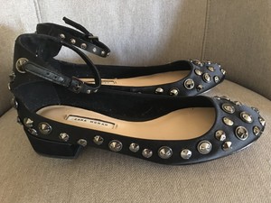 zara studded flats