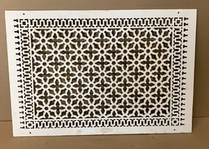 Pacific Register Victorian Style Aluminum 30" x 20" Duct Vent Cover Filter Grill - Picture 1 of 10