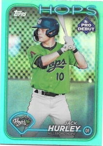 Lámina acuática Topps Pro DeBut JAKE HURLEY 2024 39/75 - HILLSBORO HOPS- #PDC-70 - Imagen 1 de 1