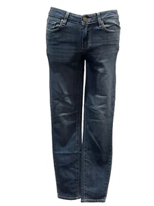 Designer Paige Verdugo Ankle Super Soft Mid Blue Skinny Jeans W28 L 28 UK 10-12 - Picture 1 of 18