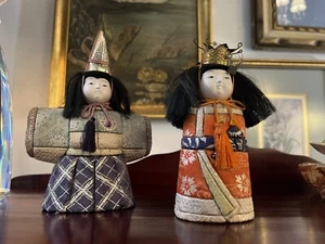 Muñecas de emperador y emperatriz japonesas - Imagen 1 de 6