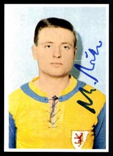Manfred Wuttich autograph card Eintracht Braunschweig player 60s Orig Si