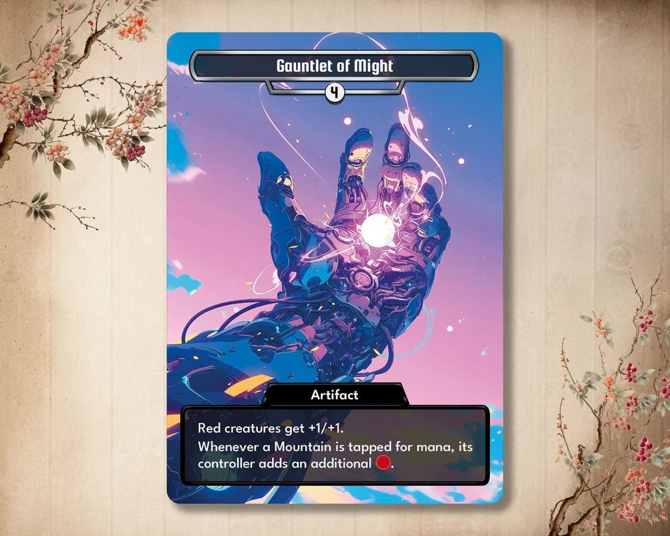 Gauntlet of Might - High Quality Custom Card [ Alternative Custom Art ] - Imagen 1 de 1