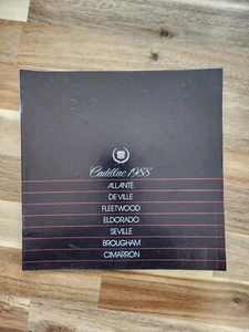 1988 Cadillac Full LIneup Sale Brochure Seville Deville Eldorado Fleetwood NEW - Picture 1 of 6