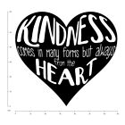 From The Heart Kindness Quote Wall Sticker WS-44116