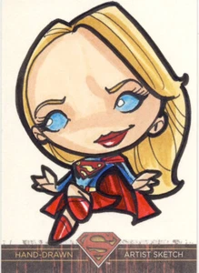 Tarjeta de boceto 2013 DC Superman The Legend Duron Supergirl - Imagen 1 de 1