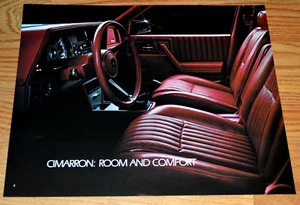 1984 CADILLAC CIMARRON INTERIOR ORIGINAL DEALER ADVERTISEMENT PRINT AD 84 - Bild 1 von 1