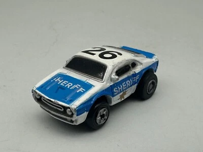 Galoob Micro Machines Snap Backs 1969 Ford Mustang Police Car, Excellent, Lot B - Image 1 of 4