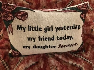 Daughter Tapestry Pillow by Ultimaweave - Picture 1 of 4