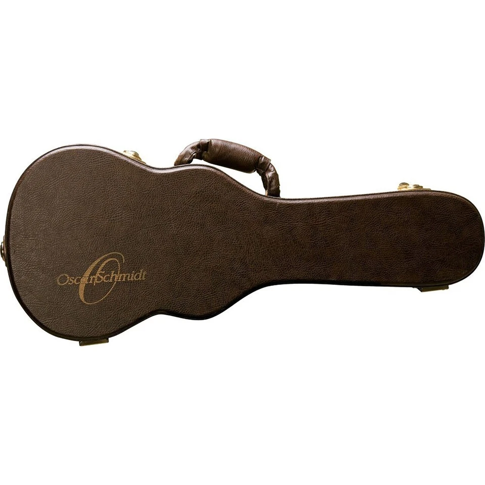 Oscar Schmidt UC4 Tenor Ukulele Hardshell Case, Brown - Image 1 of 1