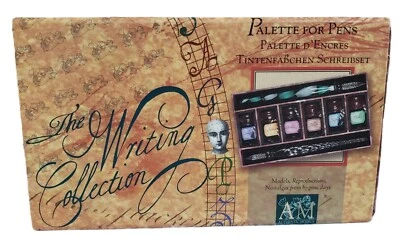 Calilgraphy Set Palette For Pens Writing Collection Authentic Models Boxed New - Image 1 of 4