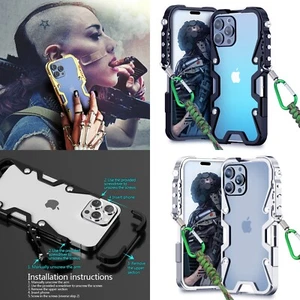 Aluminum Bumper Case For Apple iPhone 17 16 15 14 13 12 Pro Max Plus Metal Cover - Picture 1 of 21