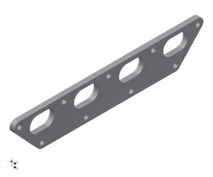 Piastra flangia collettore aspirazione Rover Serie T Tomcat Turbo, 620Ti, 220 Turbo - Foto 1 di 2