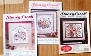 Stoney Creek Cross Stitch Collection Magazine Vtg 1993 Jan May Nov - Lot of 3 - Picture 1 of 7