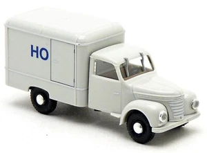 Busch 52011 - Barkas Framo V901 / 2 Koffer Lieferwagen HO DDR grau - 1:87 H0 - Picture 1 of 3
