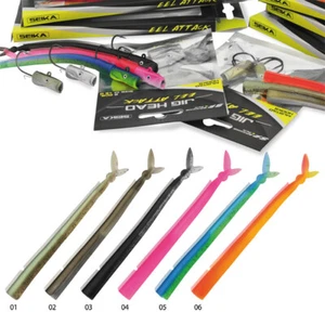 Künstlich Spinning Eel Attack Set S 100 MM Seika Gummi Fischen La Bass Meer Soft - Bild 1 von 5