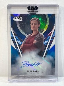 2023 TOPPS STAR WARS SIGNATURE BONNIE PIESSE AUTO #/50 BERU LARS #01/50