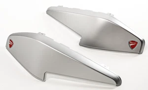 Ducati Multistrada 1200 Side Pannier Covers In Silver 96780681A - Picture 1 of 3