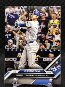 2024 Topps Now MLB #722 Shohei Ohtani Los Angeles Dodgers 50/50 - Mint+ - Picture 1 of 5