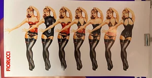Original 70s 80s FIORUCCI Poster Sexy 7 Women in Lingerie Sexy Motif RARE Look ! - Picture 1 of 15