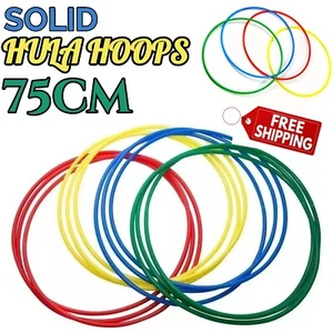 Aros de Hula Multicolor 75CM para Niños y Adultos Divertidos Fitness Ejercicio Jugar - Imagen 1 de 15