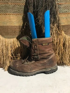 Wolverine Brown Mens Gore Tex Thinsulate  Leather Work Boots US Men Size 10 - Picture 1 of 8