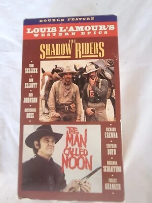 Louis L'Amour's Western Epics VHS Double Feature Shadow Riders - Man Called Moon - Image 1 of 3