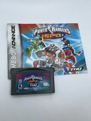 Power Rangers: S.P.D. (Nintendo Game Boy Advance, 2005) Cartridge/Manual Only - Image 1 of 2