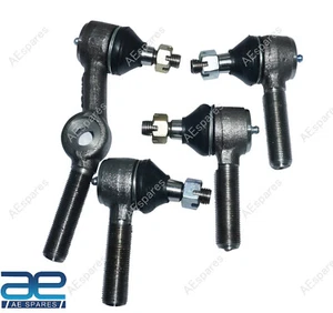 RH Side Steering Tie Rod End Kit Set 4 For Willys CJ2A Mahindra Jeeps 11/16" - Picture 1 of 6
