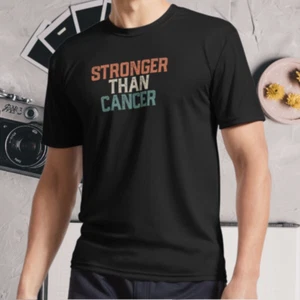 Nueva Camisa Más Fuerte Que Cáncer, Cáncer Logo Activo Camiseta Divertida Talla S - 5XL - Imagen 1 de 5