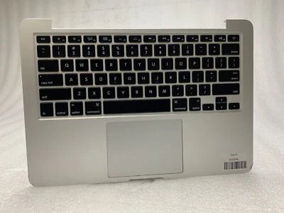 MacBook Pro A1502 13" 2013 2014 Top Case Keyboard NO BATTERY 661-8154 GRADE C - Image 1 of 4